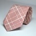 Red Devon Plaid Necktie for Men or Boys