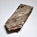 Faux Bois Necktie - Woodgrain Coffee Brown Mens Tie