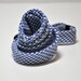 Freestyle Bow Tie for Men Royal Blue Houndstooth