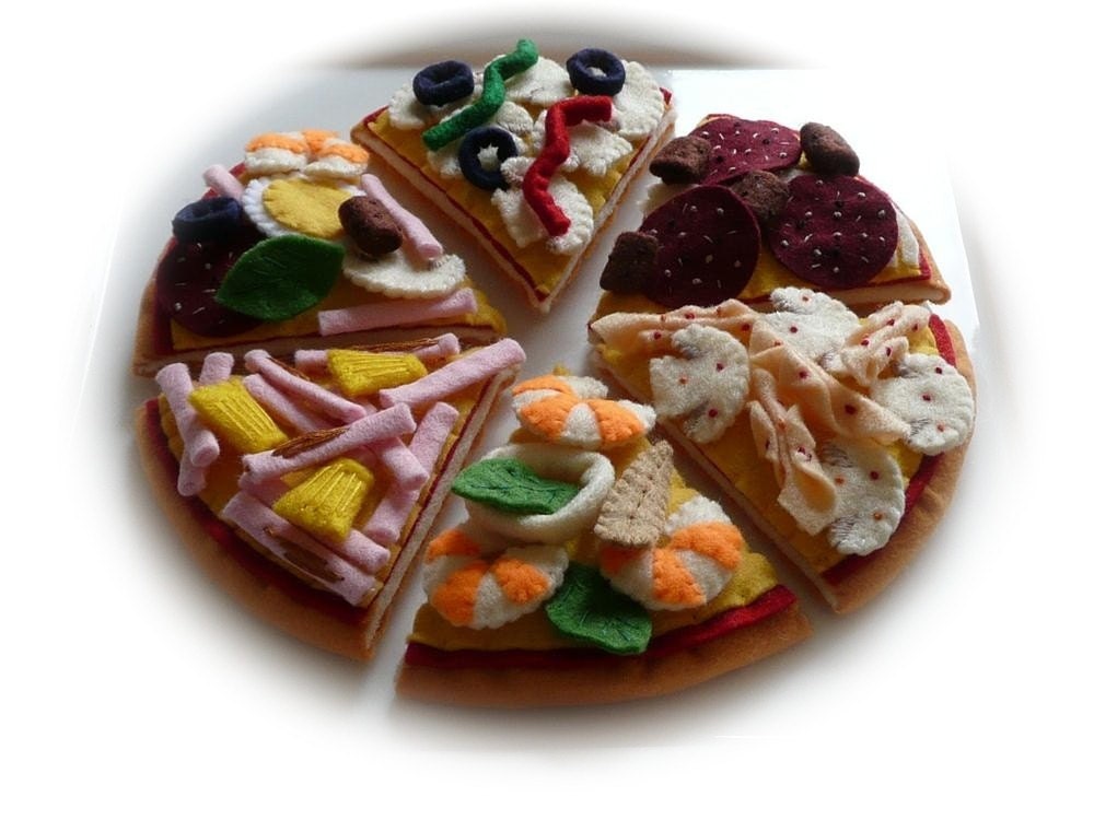 Pretend Play Kitchen - Felt Food Patterns - A Taste of Italy