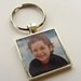 CUSTOM Key Chain, Father's Day, Personalized Picture Pendant, Made to Order