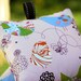 Shopping Cart Cover - Boutique Custom for Girls - Starling Bird in Pink