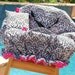 HIGH END The Top of the Line - Custom Boutique Girl Shopping Cart Cover Baby Shower gift - Black and White Damask with HOT Pink Dots