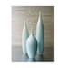 3 Large Blue-Green Stoneware Bottles by Sara Paloma