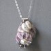 On Hold For ElanPottery Pearl Of My Eyes Barnacle Cluster Necklace Do Not Buy