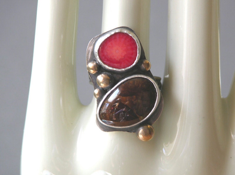 Fire And Earth Ring