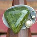 Moss And Egg Ring Made With Green Garnet Stone