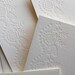 Eyelet lace, letterpress card set