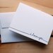 I love you, letterpressed card