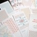 SALE 2012 Cross Stitch Calendar, letterpress, GIFT WRAPPED