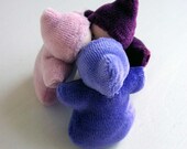 waldorf dolls, Trio of pocket dolls, THE ORIGINAL Miniature doll, Made in the Waldorf Tradition