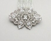 Art Deco, Gatsby Inspired, Jewel, Diamante, Bridal Headpiece - ALESSA