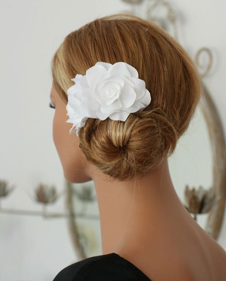 DOUBLE MAGNOLIA Bridal Headpiece