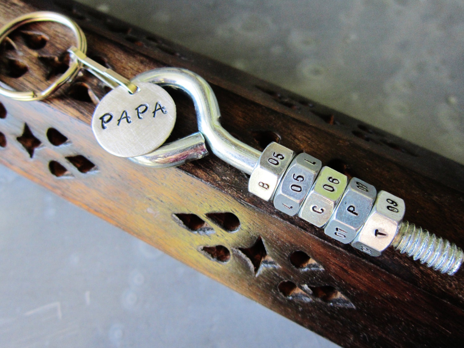 Mens Hardware Keychain