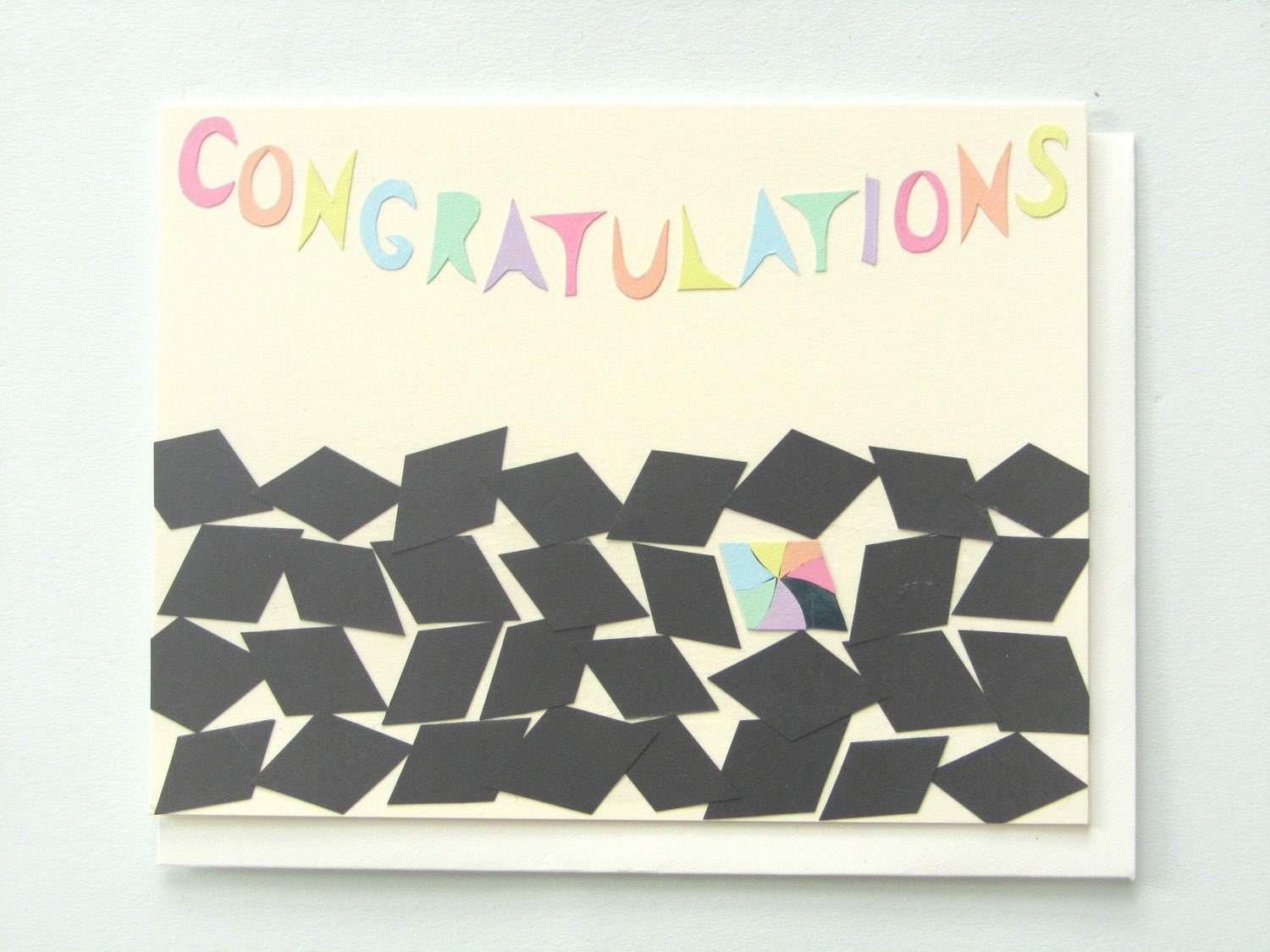 To a Stand-out Graduate - collage card