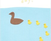 Mother's Day Ducks - collage card