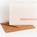 Spice Label Letterpress Thank You Cards (set of 5)