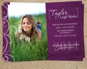 Photo Graduation Announcement Invitation - High School or College