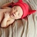 Baby Hat Pattern - Bunny Cow Cat Bear Devil Horns - Baby Hat Sewing Pattern PDF