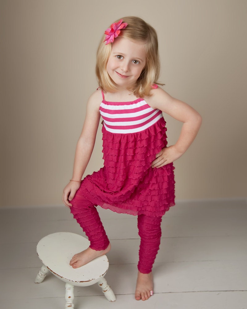 Ruffle Fabric Tutorials Bundle eBook - Leggings, Dresses, Skirt, more - PDF Sewing Pattern