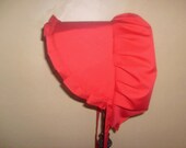 Junior (women's small) Sunbonnet, RED