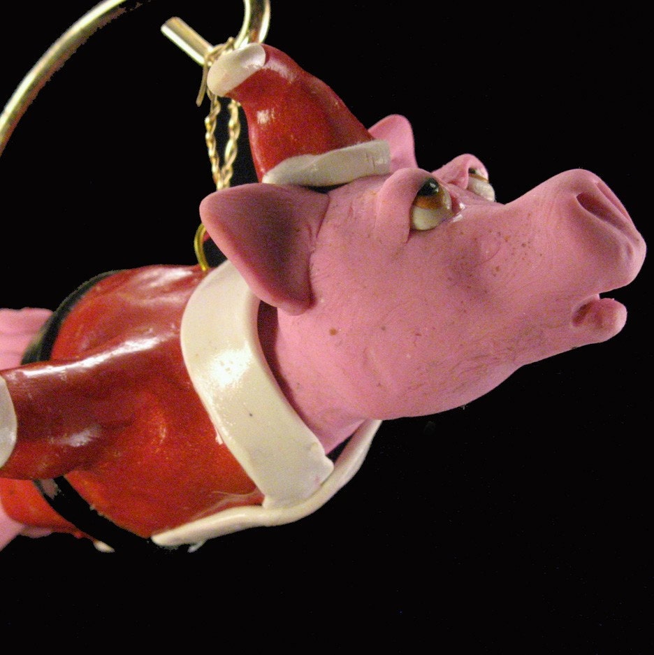 saint pigolas flying pig christmas ornament by saint pigolas flying pig christmas ornament by