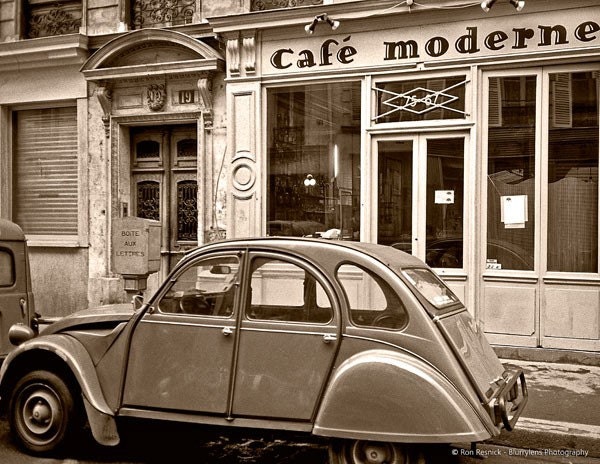 Cafe Moderne  - 8 x 10 Fine Art Photograph Print