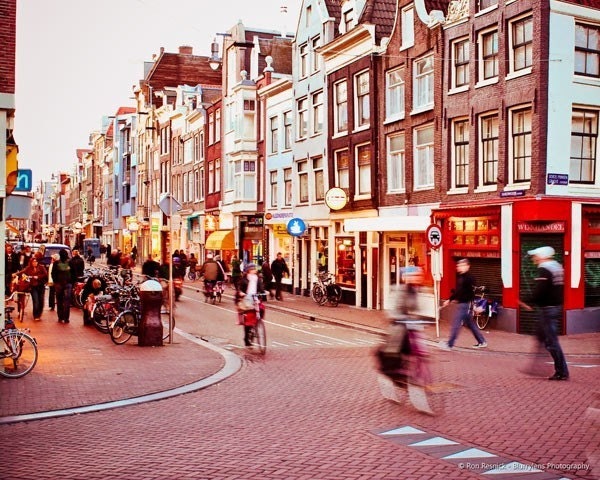Street Scene, Amsterdam - 8 x 10 Fine Art Photographic Print