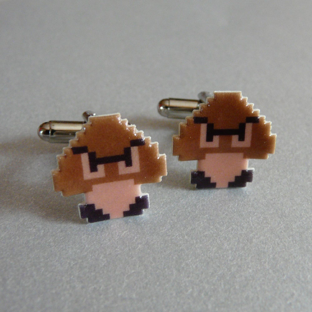 player hater cufflinks - goomba