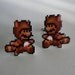 wanna buy a squirrel - super mario 3 tanooki cufflinks