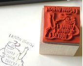 I Know Which - rubber stamp