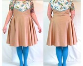 Convertible Dress - plus size - sundress, halter, one-shoulder, off-shoulder, or strapless - amazing vintage cotton fabrics - 47B-42W-80H