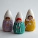 DIY Tree Ornament - PDF Instruction - Needle Felted Winter Children / Baby Gnomes
