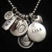 Family cluster necklace