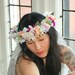 Flower Crown from vintage doilies and lace