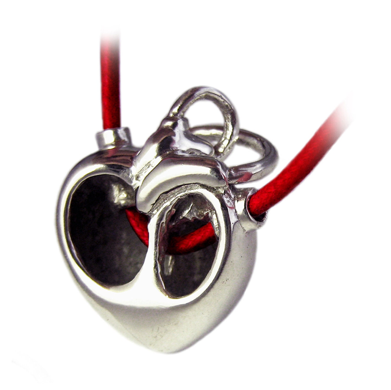 Core - Modern Anatomically Correct Heart - Anatomical Necklace - Medical Industry Gift - Anatomical Jewelry - Rickson Jewellery Design