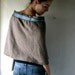 Ecru Merino Poncho