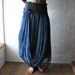Blue silk party Dress