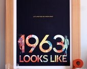 1963 - Mad Men Art Print No. 05 - Limited Edition Silkscreen Print - Hero / Print Mafia Collaboration