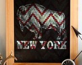 One-of-a-Kind Buffalo, New York Test Print No. 09 - 16 x 20 Poster - Hand Silkscreen Printed - Hero Design Studio
