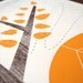 Autumn Artprint - Limited Edition Silkscreen Print 10 x 22
