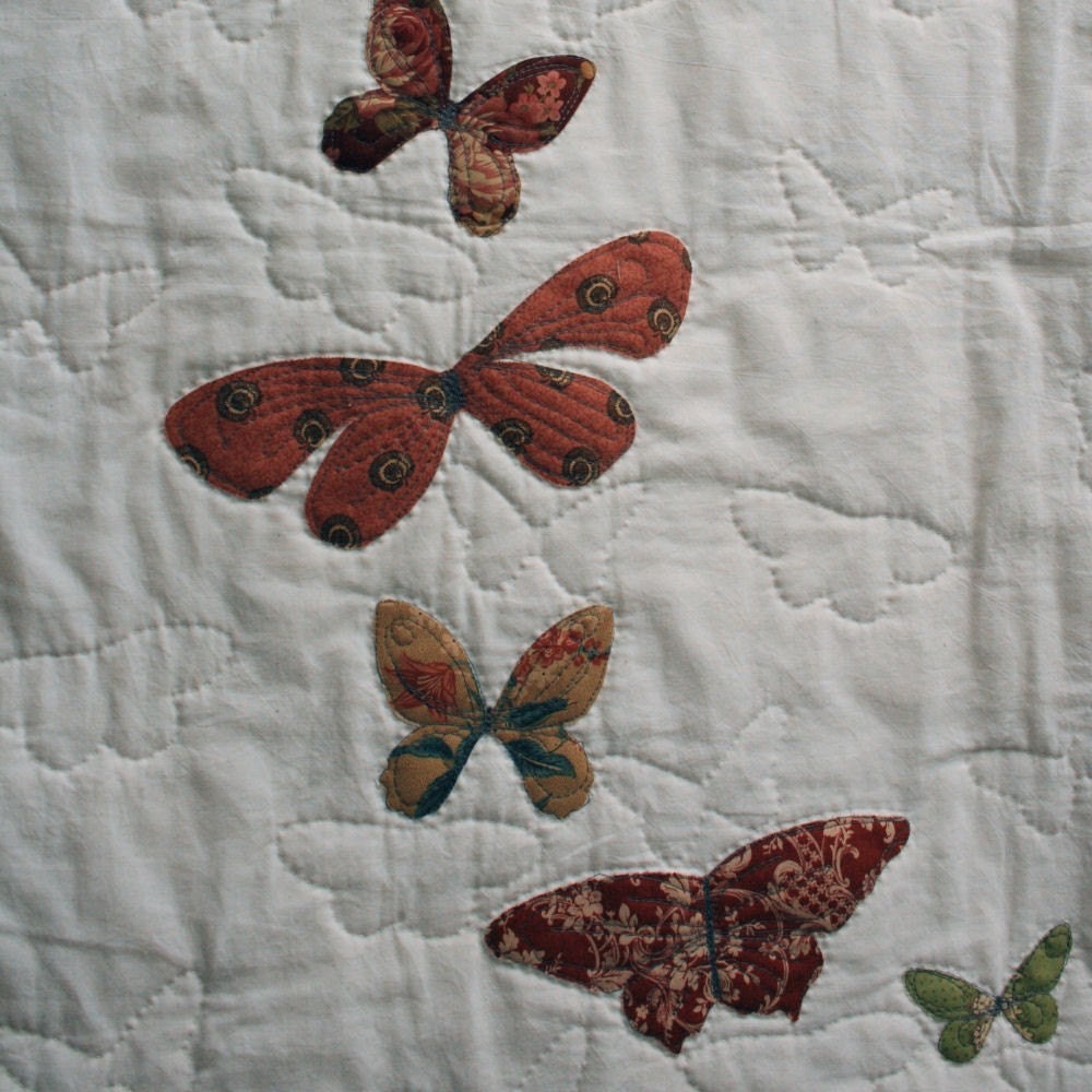 Miss Butterfly Applique Quilt pattern