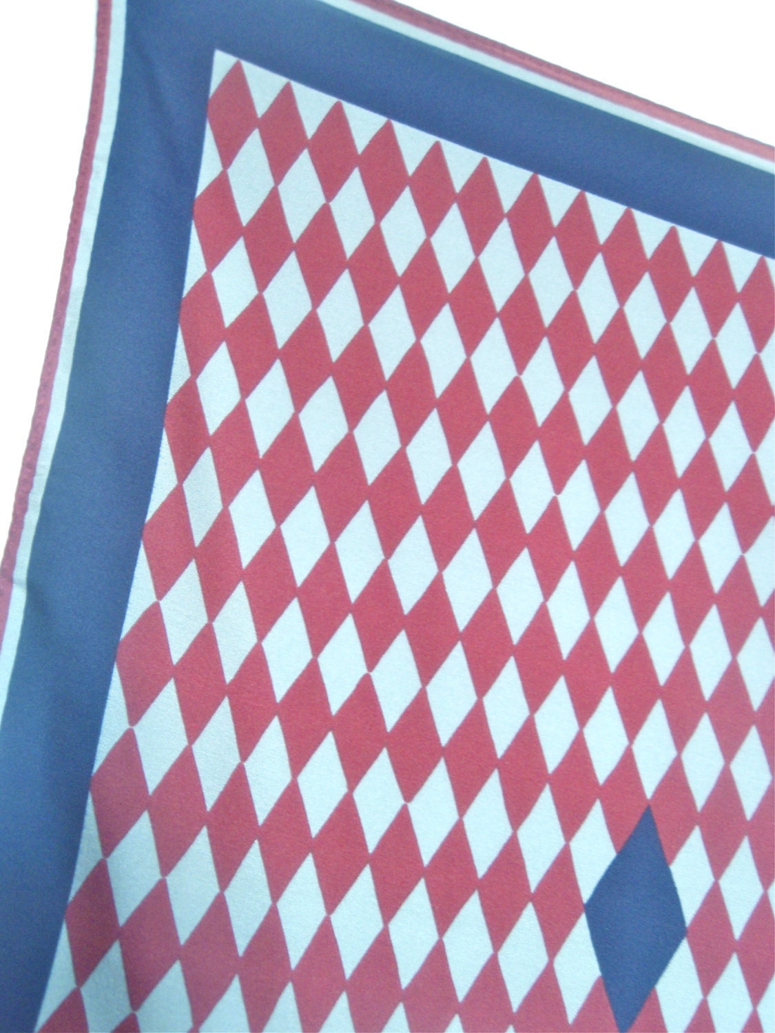 Diamond Mod - a vintage 1980's Vera Neumann OP-Art Scarf