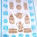 Antique Tea Pots - a vintage 1960's Vera Neumann Lucky Ladybug Pop Art Scarf