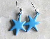 Magen, sterling silver and enamel dangle earrings.