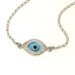 Lucky Evil Eye Bracelet As Seen On Kelly Ripa and Kim Kardashian - NEW - Celebrity Style, Sterling Silver