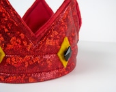 SALE - Royal Crown - Red with Diamonds (MEDIUM) (WOWR092111-4R)