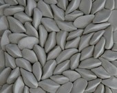 Jade - Large Textured Ceramic Wall Tile - Modern Art Wall Decor Porcelain