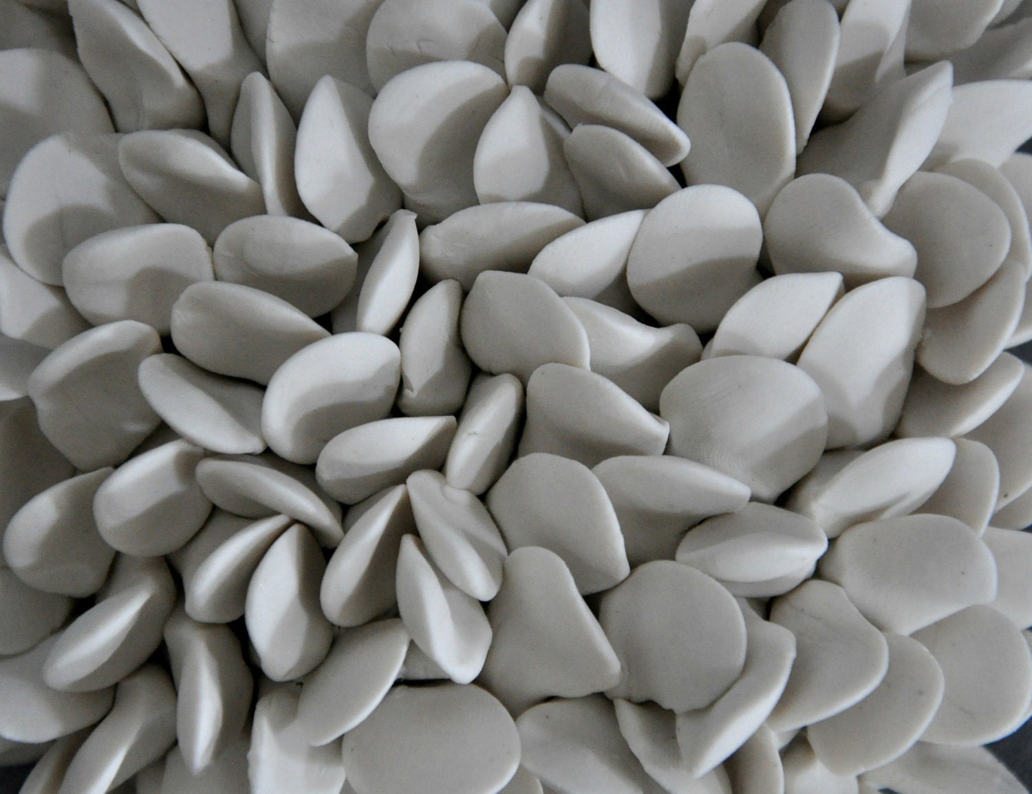 Hyacinth - Porcelain Micro Tile Ceramic - Decorative Textured Wall Art 3d  Flower Sculpture
