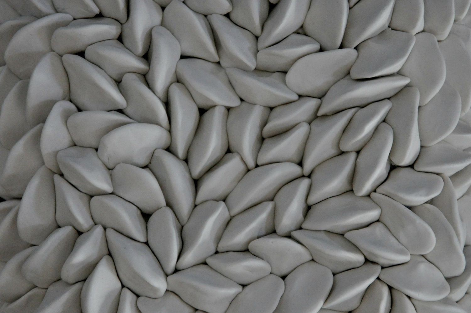 Jade - Large Textured Ceramic Wall Tile - Modern Art Wall Decor Porcelain